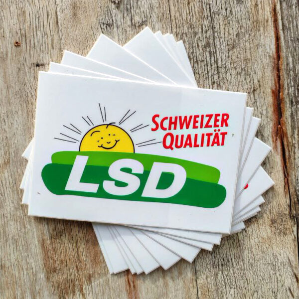 LSD Schweizer Qualität - Stickers 10x