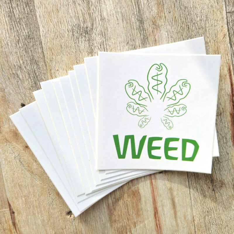 WEED -Stickers 10x