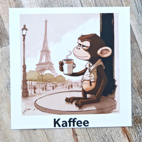 Kaffee - Postkarte