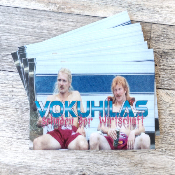 Vokuhilas schaden der Wirtschaft - Stickers 10x